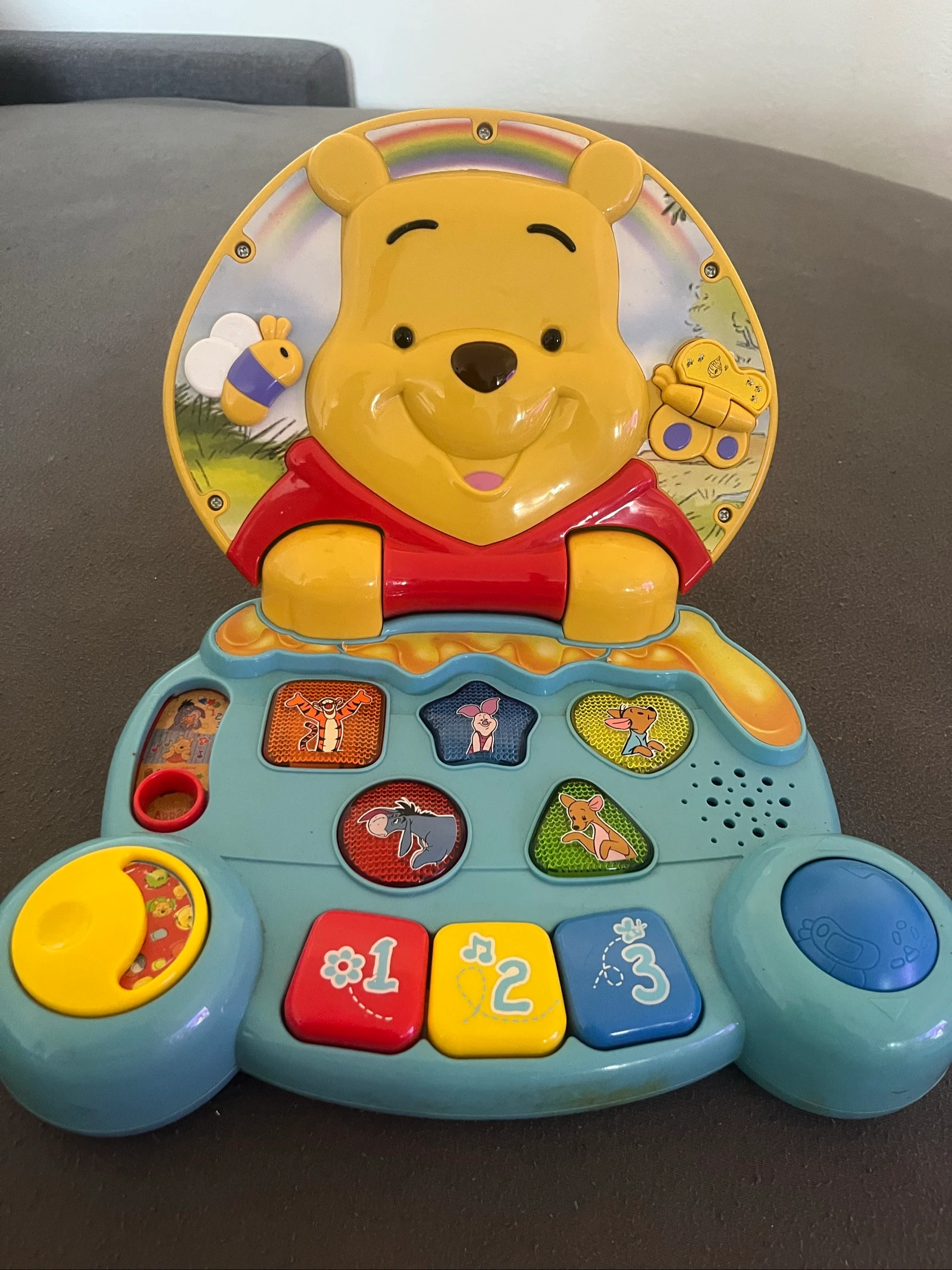 VTech Winnie l’Ourson Mon Petit Ordi Parlant 🎵| Brinquedo educativo para bebê – photo 2